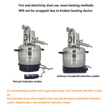 10L DIY Wine Maker Household Wine Brewing Machine Liquor Distillation Pure Pot Stainless Steel