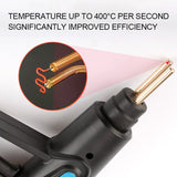 70W Hot Stapler Welder Gun Car Bumper Repair Tools Set Plier 4 Wave Staples PVC Plastic Welding Repairing Machine Garage Tools