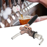 G5/8 Thread Adjustable Beer Tap Faucet Stainless Steel Bronze Color Equipment for Home Bar Restaurants Growler Brewing Tool