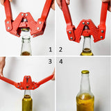Manual Bottle Capper With 100pcs Beer Caps, Crown Capper, Bottle Sealer For Home Brew Beer Making Or Glass Bottle