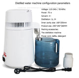 4L Home Pure Water Distiller Filter Water Distilled Machine Dental Distillation Purifier Equipment Stainless Steel factory