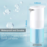 350ml Touch-free Automatic Soap Dispenser USB Charging Smart Foam Machine Infrared Sensor Foam Soap Dispenser Hand Sanitizer