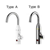 Small LCD Display Instant Hot Water Tap Digital Electric Faucet 3000W Tankless Instant Hot Water Heater Kitchen Faucet