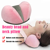 Neck Massage Pillow Elastic Sponge Cervical Pillow Relieve Stress Fatigue Pain Decompression Nursing Neck Posture Orthosis