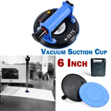 6 Inch Vacuum Suction Cup Without Pressure Gauge Heavy Duty Lifter for Granite Tile Glass Manual Lifting Handling Tool Blue
