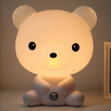 US / EU Plug Reading Table Lamps Baby Room Panda Bear Cartoon Animal Night Light Decoration Lamps For Bedroom Desk Kids Gift