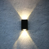 Geborsteld Zwart Zilver Dubbele Kop Wandlamp Led Up Down Wandlampen Opzij Gang Woonkamer Nachtkastje Wandlamp Armatuur RF111