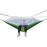 Outdoor Mosquito Net Hammock Mosquito-proof Double Nis Spun Cloth Indoor and Outdoor Hammock Camping Outdoor Supplies