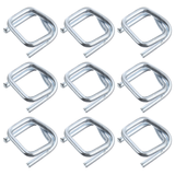 100Pcs Polyester Strap Adjuster Package Slides Buckle DIY Accessory (Silver)