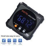Goniometer Electronic Digital Protractor Inclinometer IP54 Grade Measurement Data Hold Function 2-way Laser Inclination Box