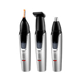 3in1 rechargeable nose trimmer beard trimer for men ear cleaning eyebrow nose hair trimmer for nose and ear shaver hair removal