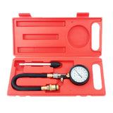 3/8pcs Car Pressure Gauge Tester Kit Set Auto Petrol Engine Compression Leakage Diagnostic Compressometer Tool Set With Case