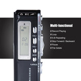 Sk-010 8Gb Digital Audio Voice Phone Recorder Dictaphone Mp3 Music Player Voice Activate Var A-B Repeating Loop