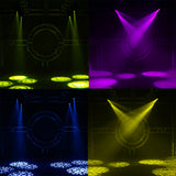 SHEHDS LED 80W 3 Face Prism Spot Moving Head Lights DMX Control Party Bar Dj Disco DMX Stage Effect Lighting