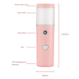 Face Spray Nano Mist Sprayer Facial Body Nebulizer Steamer Moisturizing Skin Care Beauty Instruments  20ml