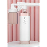 Handheld Air Compressor Airbrush Spray Air Brush Moisturizing Oxygen Injector Skin Care Spray Air Brush Set Tools,White