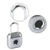 Pure Fingerprint Unlock Smart Fingerprint Door Lock Safe Padlock USB Charging Waterproof Keyless Lock