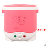 12V 24V 220V mini rice cooker car trucks electric soup porridge cooking machine food steamer warmer fast heating lunch box