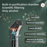Portable Breathalyzer Breathalyzer To Test Non-Contact High-Precision Tester With Digital LCD Screen USB Rechargeable Breath