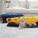 Pet Cat Tunnels Toys For Cat Kitten Collapsible Felt Top Quality  Interactive Cat Playing Tunnel Toy For Cat Rabbit