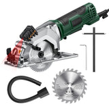 Circular Saw 4.8 Amp 4-1/2 Inch 3500RPM Compact Electric Circular Saws with Laser Cutting Guide for Wood Tile&amp;Plastic Cuts