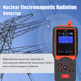 JD-3001 Geiger Counter and Electromagnetic Radiation Detector Temperature Humidity Measurement Device with Data Export Function