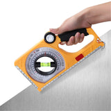 Magnetic Angle Finder Slope Meter SlopeRuler Engineering Inclinometer ABS Multifunction 1PC Universal Measuring Instrument