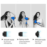 Hair Dryer Blue 2000W Professional High Power Styling Tools Blow Dryer Hot and Cold Wind hair dryer volumizer hammer dryer