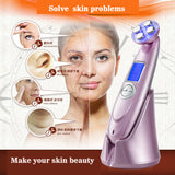 Radio Frequency EMS Mesotherapy Electroporation Facial LED Photon Skin Tightening Beauty Device Microcurrents Eye Care Massager