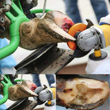 Hoof Trimming Tool Aluminium Alloy Disc Hoof Trimmers Hoof Trimming Cutter Head 8 Blades For Livestock Horses Cows
