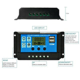 DC 110-220 V Solar Panel Kit Power Generator Grid System Battery Powerbank Waterproof 4000W Solar Inverters Solar Power 30A