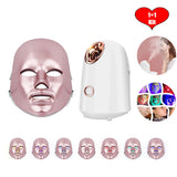 7 Color Led Face Light Therapy Mask Hot Mist Sparyer Facial Steamer Nano Moisturizing Beauty Machine For Women Face Skin Care