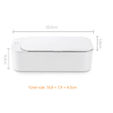Cleaning machine ultrasonic cleaner 20W 42kHz jewelry glasses makeup brush cleaner 450ml denture cleaning machine