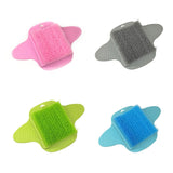 Plastic Bath Shower Foot Brush Scrubber Bath Shoe Feet Massage Slippers Brush
