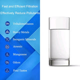 Water Filter Replacement,2 Activated Carbon Filters And 2 Fluoride Filters Compatible With Purifiers Water Filter System