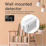 Air Quality Monitor Digital CO2 Detector 3 in 1 Temperature Humidity CO2 Tester Carbon Dioxide Meter Desktop Wall Mounted