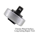 3 Pcs Mini Ratchet Socket Wrench Whole Steel Palm Ratchet Socket Finger Reversible Ratchet Handle 1/4“ 3/8” 1/2” Drive