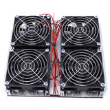 Semiconductor Peltier Cooler 240W Semiconductor Refrigeration Thermoelectric Peltier Cold Plate Cooler with Fan New