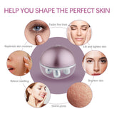EMS Micro Current Facial Roller Massage Face Lifting Skin Firming Tighten Remove Edema Moisturize Fades Fine Lines Beauty Device