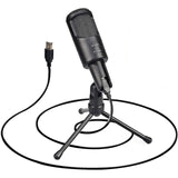 USB Microphone,Plug &Play Mic,PC Gaming Microphone,with Tripod Stand,for Streaming,Vocal Recording,YouTube, Skype,Twitch