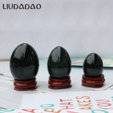 Undrilled Nephrite Jade Yoni Eggs Natural Ben Wa Ball Nephrite Jade Eggs For Women Kegel Exerciser Muscle Tightening Health Care