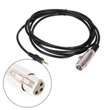 10FT Stereo Jack Microphone Audio Cord Cable 3 Pin XLR Connector Female To 3.5mm Male Microphone Cables Microphone Accessories