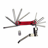 High Quality 11 In 1 Mini Repair Pocket Folding Tool Bicycle Moutain Road Bike Tool Set Cycling Multi Repair Tools Kit Wrench