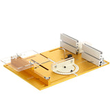 Aluminum Router Table Insert Plate Electric circular saw Flip Cover Plate Miter Gauge Guide For Table Saw Woodworking Workbench