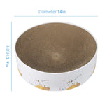Round Cat Scratching Post Scratcher Cardboard Bed for Cat Scraper Durable Scratching Pads Board Cat Toy Furniture Sofa Protector