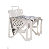 Ultra Light Weight Foldable Building Stove Wood Stove Stainless Steel BBQ Outdoor Camping Picnic Portable Grill