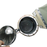 Beekeeping Smoker Stainless Steel Equipment Hive Box Tool Supplies For Beehive Bee Manual Smoke Maker With Hanging Hook Tools