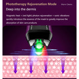 RF EMS Facial Lifting Beauty Device Skin Rejuvenation Microcurrent Pulse Light Therapy Device Wrinkle Removal Eye Neck Body Care