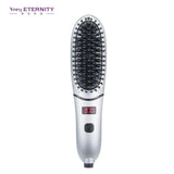 Hair Straightening Brush Compact Beard Straightener for Men Beard Straightening Heat Brush Comb Ionic LED Display Ionic Hot Heat