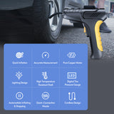 100W Electric Tire Inflator Cordlessly Car Air Compressor USB Rechargeable Digital Display Air Pump for Vehicles Tires/Ball/Swim